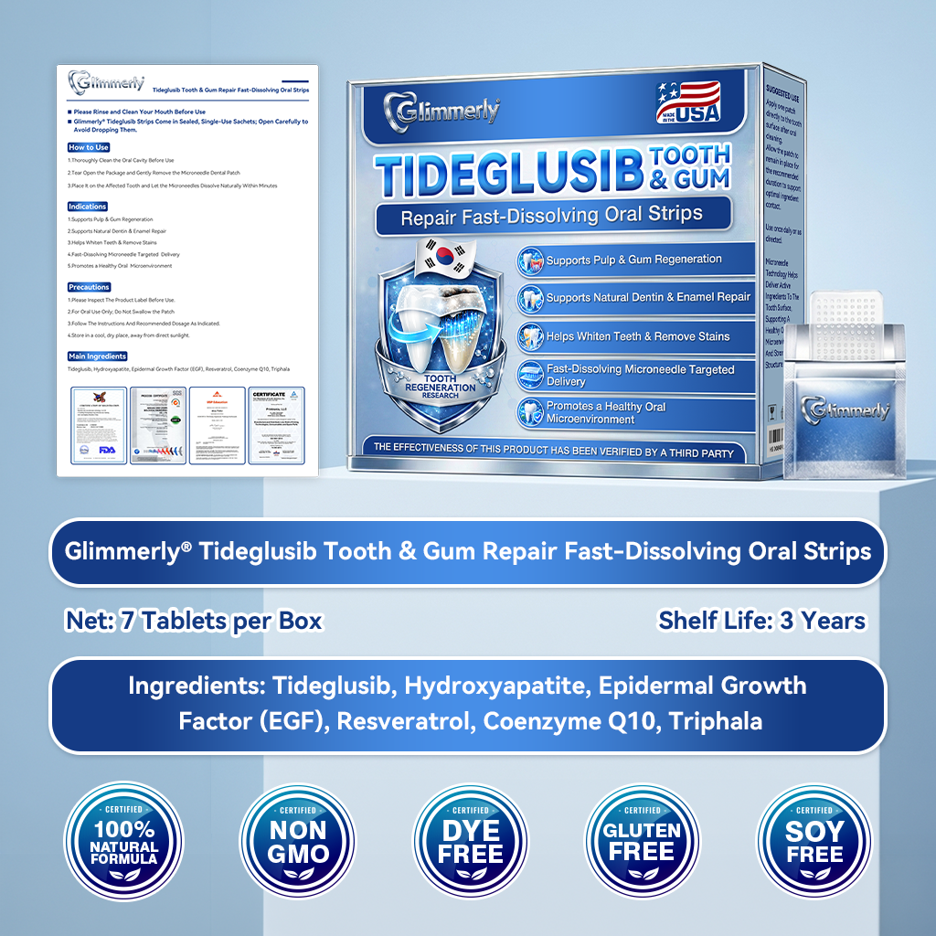 Only 10 boxes left! 🎁 𝐆𝐥𝐢𝐦𝐦𝐞𝐫𝐥𝐲® Enjoy an exclusive 30% off today! Recommended by dentists — 4 to 6 boxes are suggested to activate dental pulp stem cells, promote new dentin growth, and repair cavities. Last chance before the new year — don’t miss out! 🎁