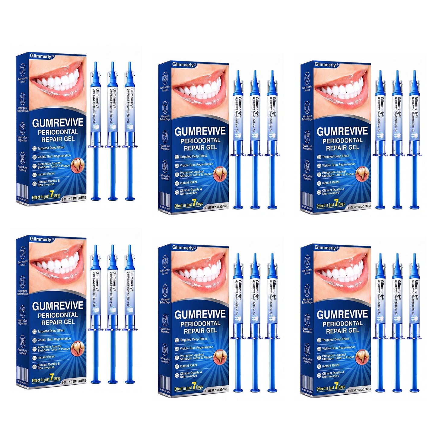 Glimmerly®👀GumRevive periodontal repair gel