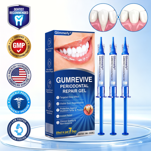 Glimmerly®👀GumRevive periodontal repair gel