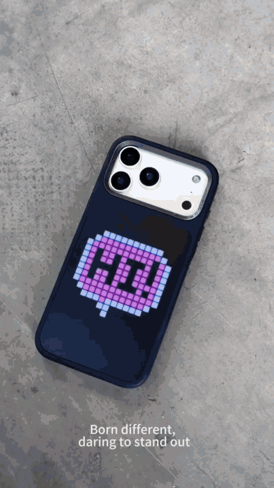 💥Pixel Display LED Phone Case – Custom Dynamic Pixel Art Cover with Music Sync