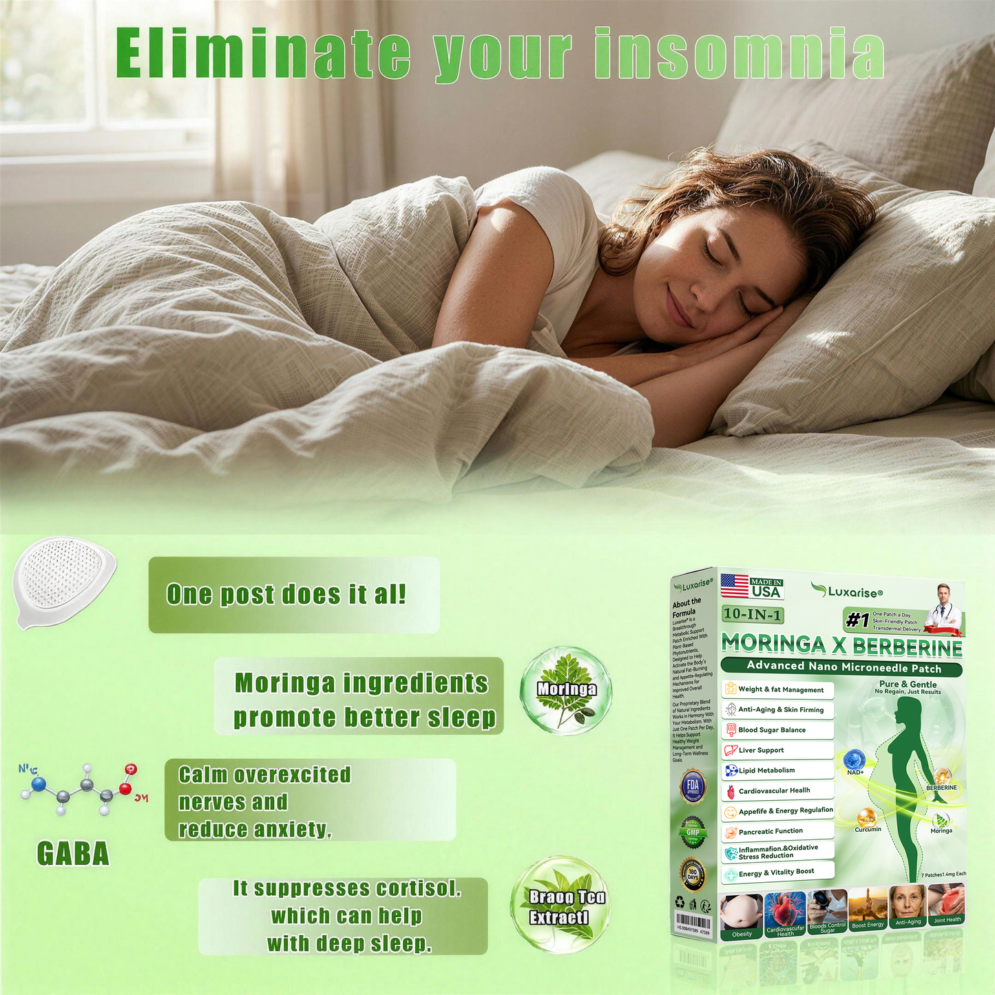 【𝐿𝑎𝑠𝑡 𝐷𝑎𝑦 𝑃𝑟𝑜𝑚𝑜𝑡𝑖𝑜𝑛 90% 𝑂𝐹𝐹 】 🍃 𝑳𝒖𝒙𝒂𝒓𝒊𝒔𝒆® 𝑴𝒐𝒓𝒊𝒏𝒈𝒂 & 𝑩𝒆𝒓𝒃𝒆𝒓𝒊𝒏𝒆 10-𝑰𝑵-1 𝑨𝒅𝒗𝒂𝒏𝒄𝒆𝒅 𝑵𝒂𝒏𝒐 𝑴𝒊𝒄𝒓𝒐𝒏𝒆𝒆𝒅𝒍𝒆 𝑷𝒂𝒕𝒄𝒉 𝐎𝐛𝐞𝐬𝐢𝐭𝐲, 𝐃𝐢𝐚𝐛𝐞𝐭𝐞𝐬, 𝐒𝐥𝐞𝐞𝐩 𝐀𝐩𝐧𝐞𝐚, 𝐀𝐧𝐝 𝐉𝐨𝐢𝐧𝐭 𝐈𝐬𝐬𝐮𝐞𝐬 💯
