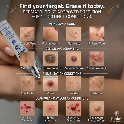 𝐏i𝐜𝐝o® Advanced Skin Tag & Wart Removal Roller