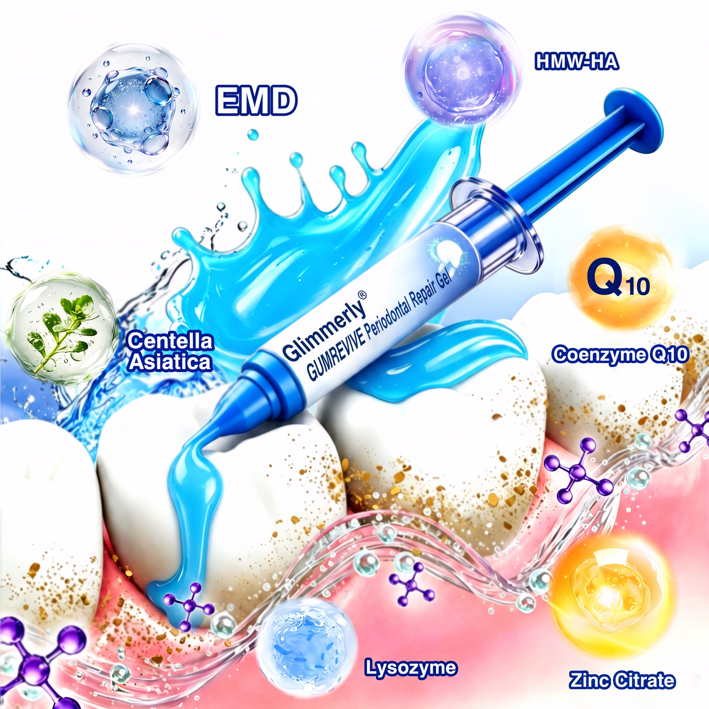 Glimmerly®👀GumRevive periodontal repair gel