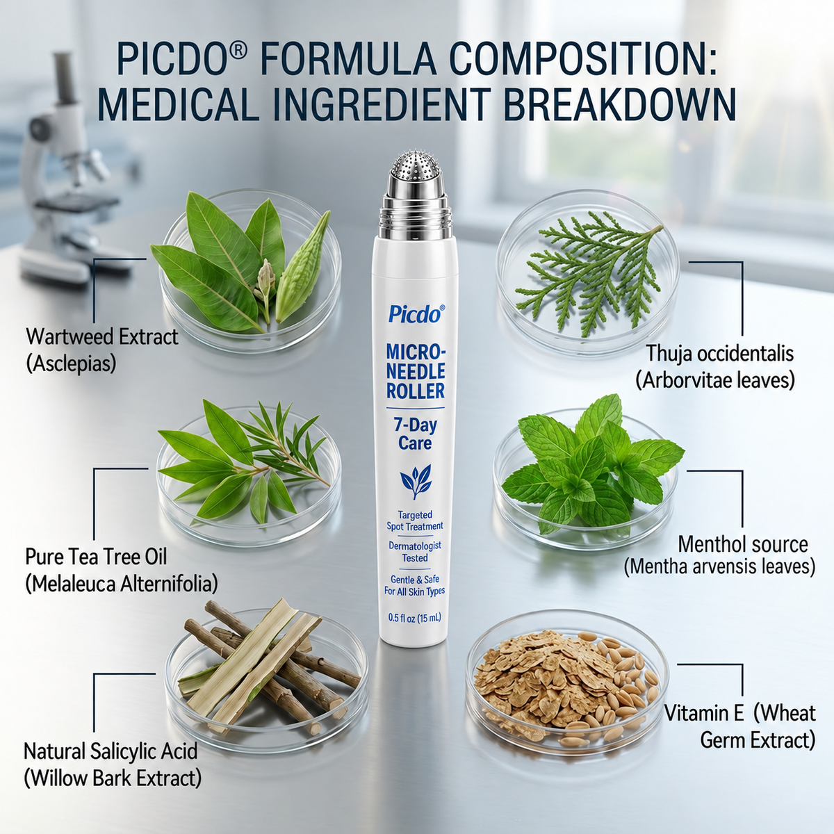 𝐏i𝐜𝐝o® Advanced Skin Tag & Wart Removal Roller