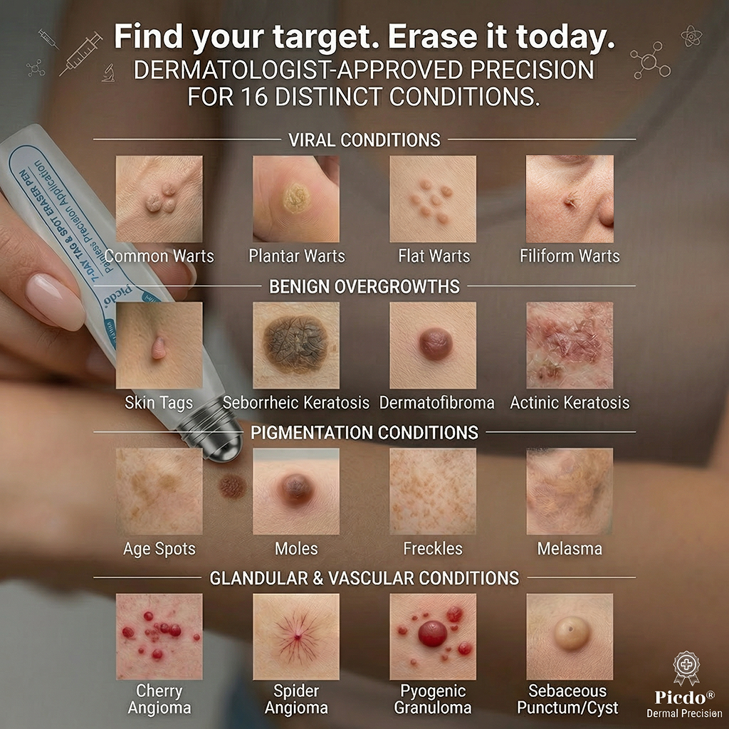 𝐏i𝐜𝐝o® 7-𝐷𝑎𝑦 𝗧𝐚𝐠 & 𝗦𝗽𝐨𝐭 𝐄𝐫𝒂𝒔𝒆𝒓(Zero Pain, Zero 𝐒𝐜𝐚𝒓𝒔 Rollerball) 🔊